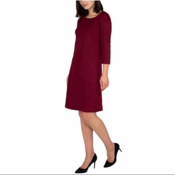 NWT NICOLE MILLER ¾ Sleeve Knit Dress XS - Picture 2 of 4